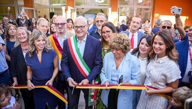 Municipio V, il sindaco Gualtieri riapre la scuola Balzani