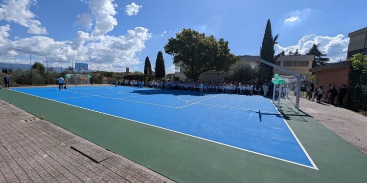 Castelverde, rinasce il campo polivalente della scuola “Città Sant’Angelo”